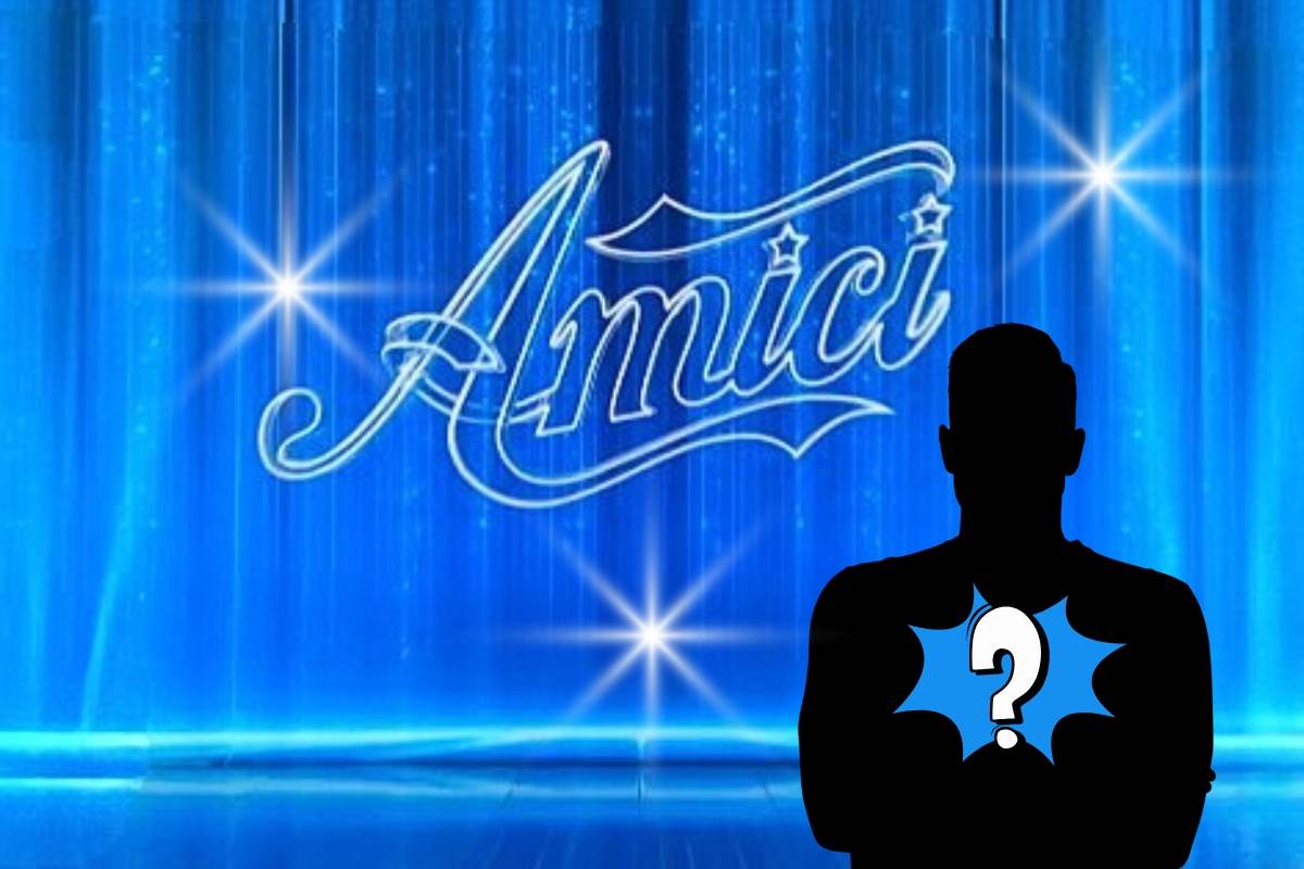 Amici, stelle e figura maschile con interrogativo